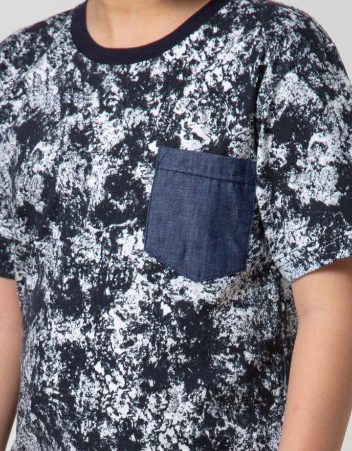 Nevada Kids Short Sleeve T-Shirt Splash W Pocket