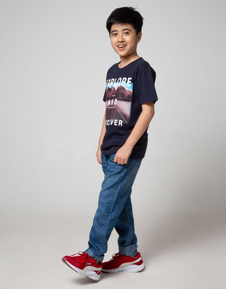 Nevada Kids Short Sleeve T-Shirt Explore &amp; Discover