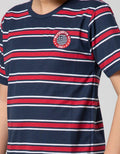 Nevada Kids Short Sleeve T-Shirt Yarn Dye Stripe