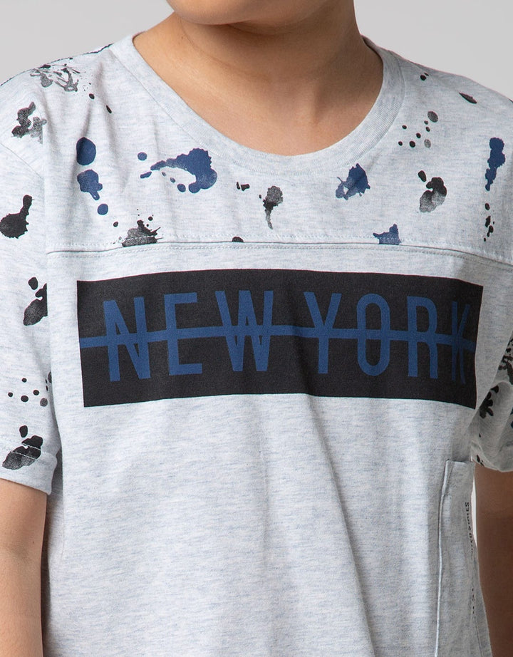 Nevada Short Sleeve T-Shirt Cut And Sewn Water