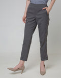 Connexion Ankle Pants Skinny Back Elastic Waist Capry Fabric Ska