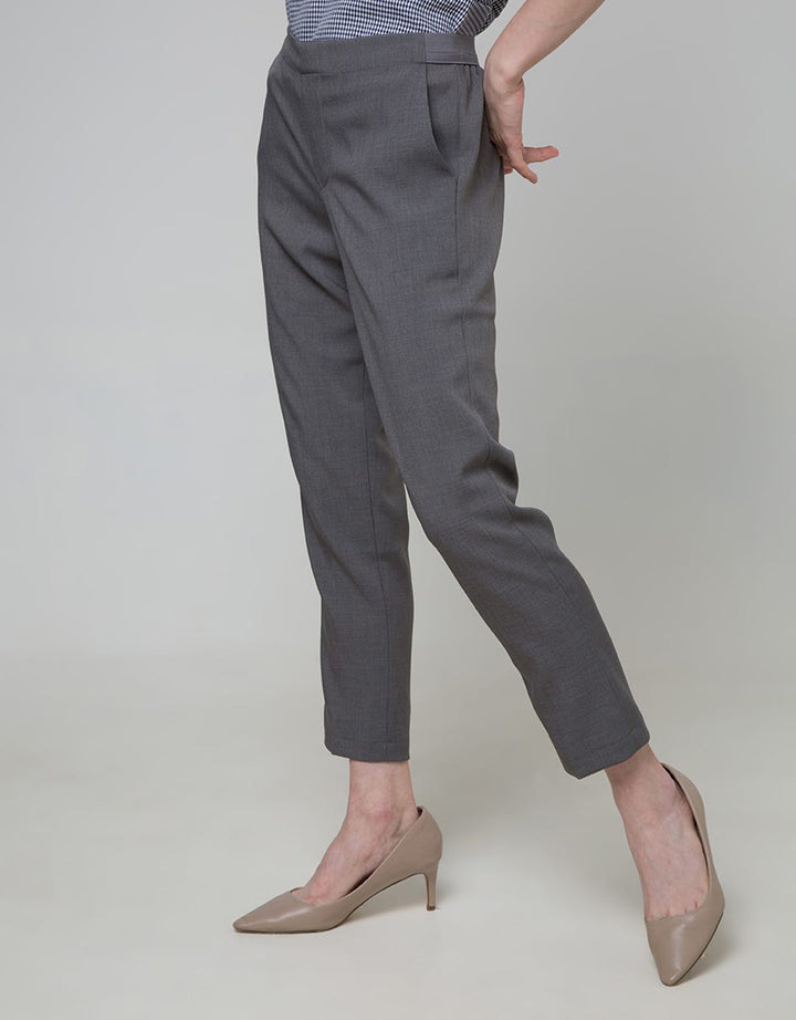 Connexion Ankle Pants Skinny Back Elastic Waist Capry Fabric Ska