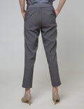 Connexion Ankle Pants Skinny Back Elastic Waist Capry Fabric Ska