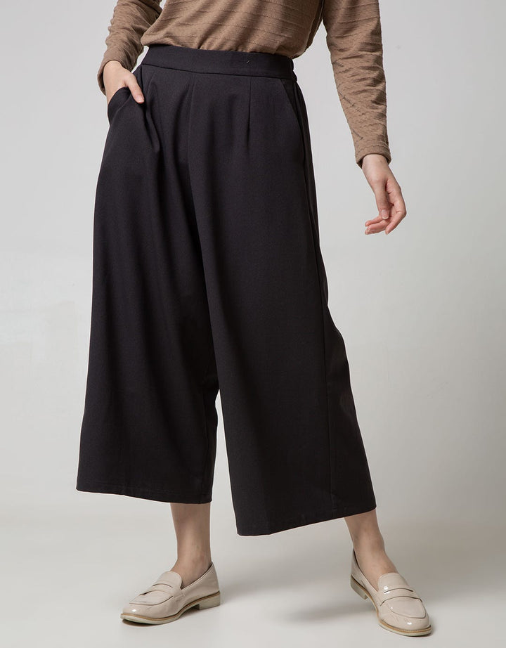 Connexion Long Pants Cullot Crop No Ploi Elastic Waist