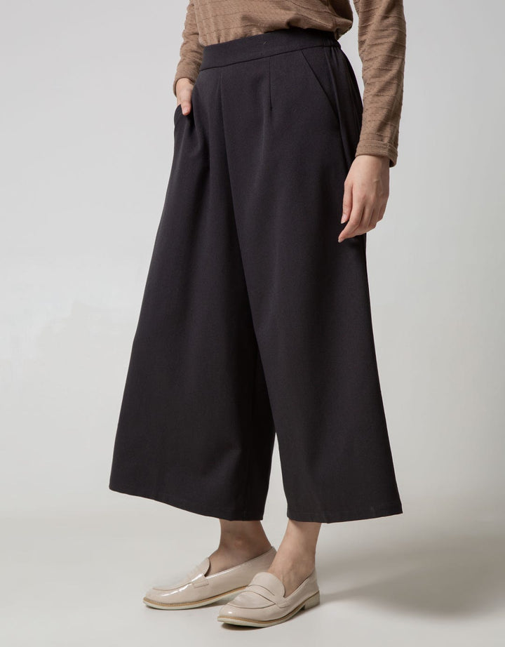 Connexion Long Pants Cullot Crop No Ploi Elastic Waist
