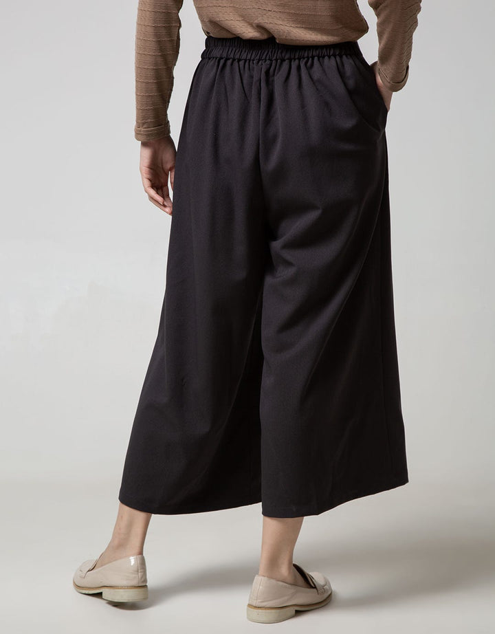 Connexion Long Pants Cullot Crop No Ploi Elastic Waist