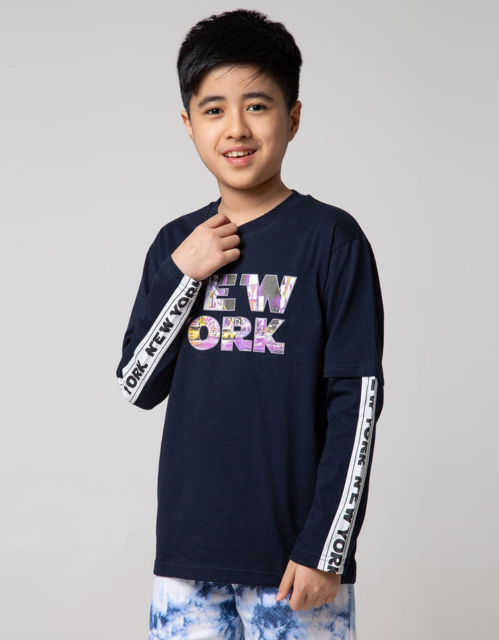 Nevada Long Sleeve T-Shirt New York Double Sleeve