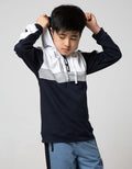 Nevada Kids Sweater Hoody With Zipper