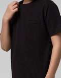 Nevada Kids Short Sleeve T-Shirt Bt Text Waffel with Pocket