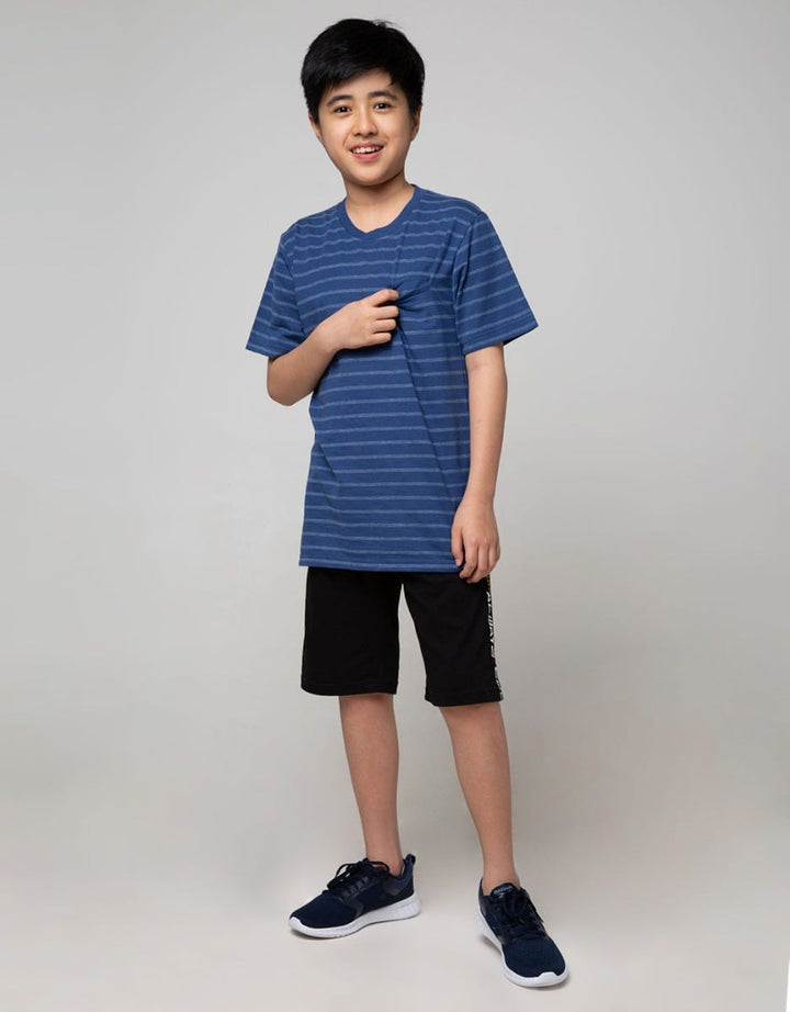 Nevada Kids Short Sleeve T-Shirt Str Slub with Pocket