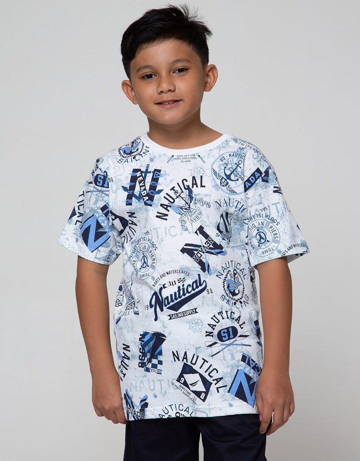 Nevada Short Sleeve T-Shirt Fullprint Nautical