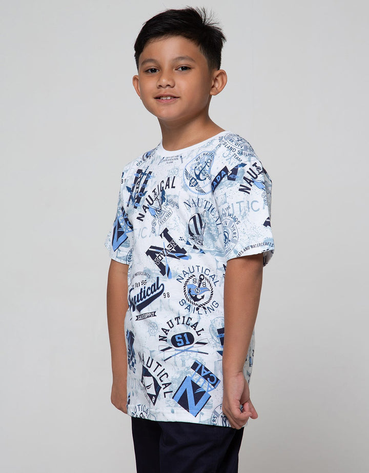 Nevada Short Sleeve T-Shirt Fullprint Nautical