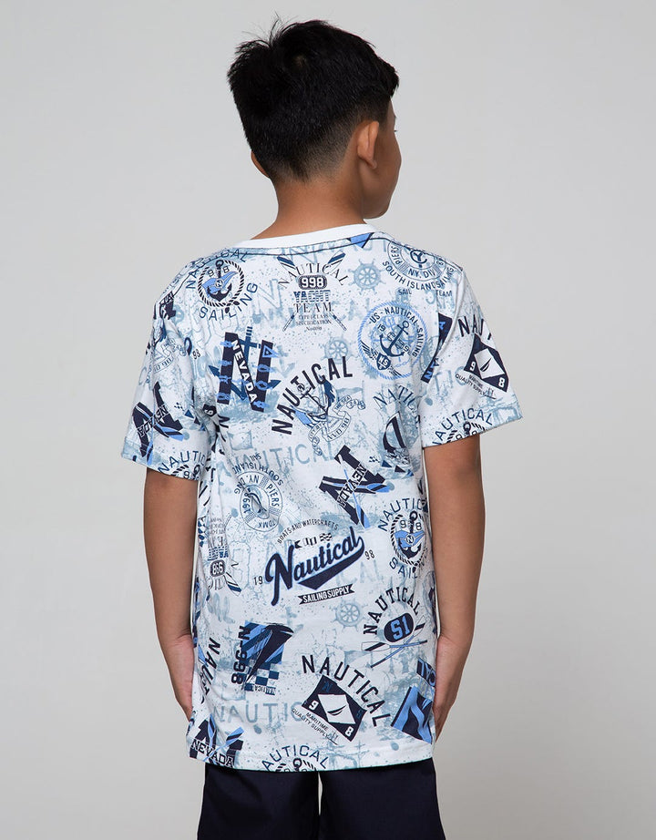 Nevada Short Sleeve T-Shirt Fullprint Nautical