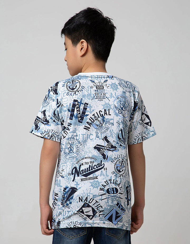 Nevada Short Sleeve T-Shirt Fullprint Nautical