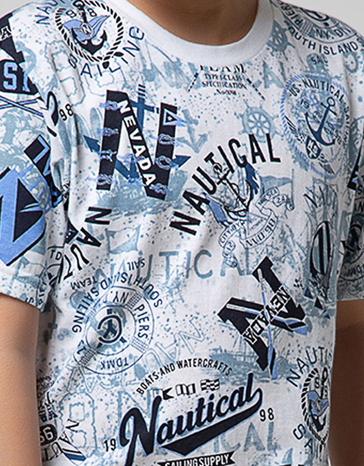 Nevada Short Sleeve T-Shirt Fullprint Nautical