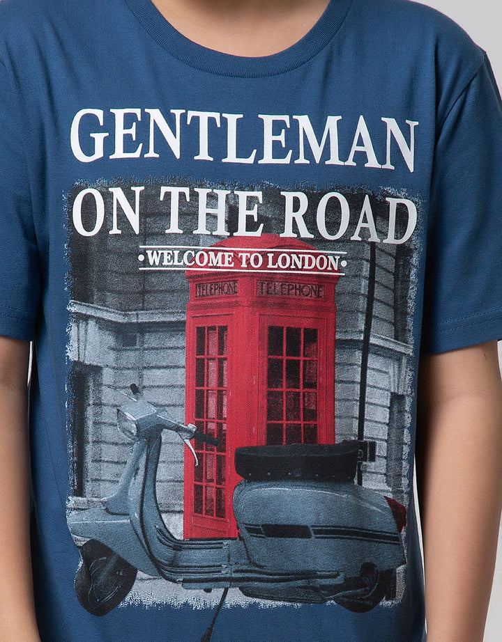 Nevada Kids Short Sleeve T-Shirt Gentleman On The Road