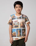 Nevada Kids Short Sleeve T-Shirt Fullprint Collage City
