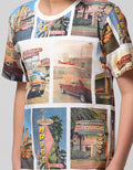 Nevada Kids Short Sleeve T-Shirt Fullprint Collage City