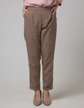 Connexion Ankle Pants Milano Half Elastic Turn Up Cuff