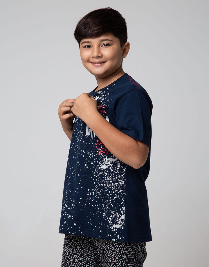 Aero Kids Short Sleeve T-Shirt Printfloc Regular Stay Chill Prchill