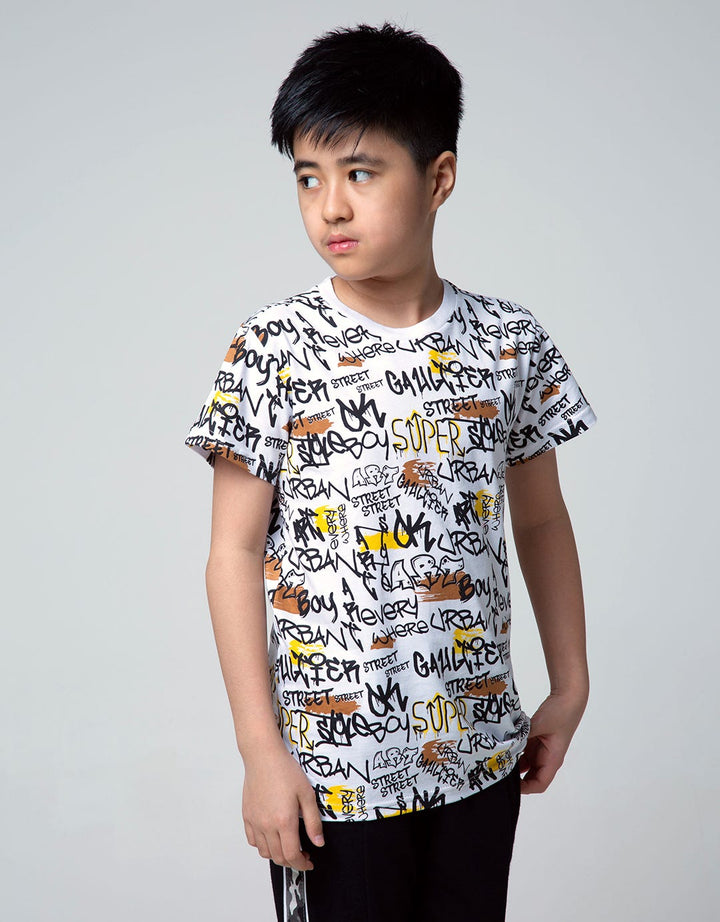 Aero Short Sleeve T-Shirt Fullprintnofloc Boys