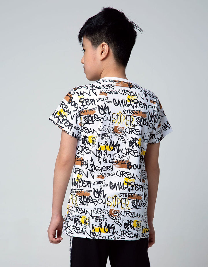 Aero Short Sleeve T-Shirt Fullprintnofloc Boys