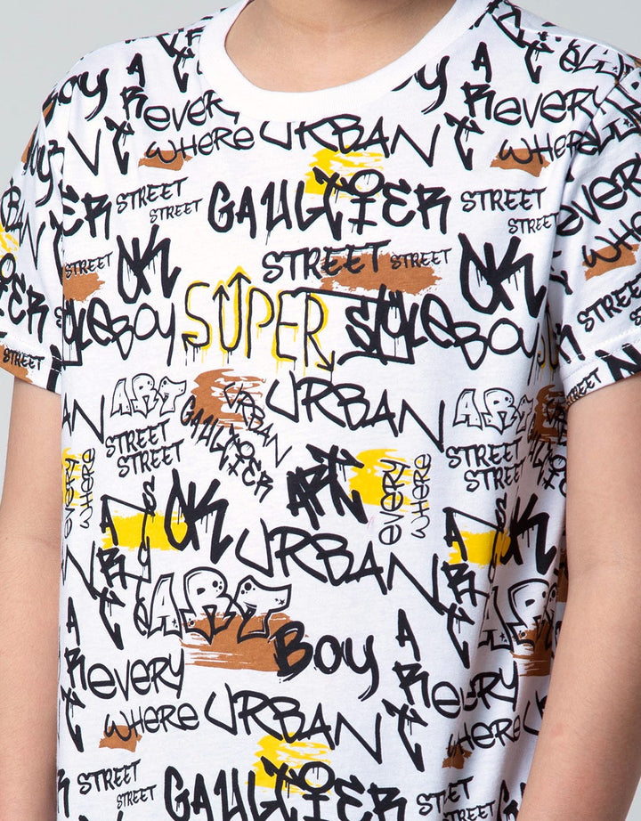 Aero Short Sleeve T-Shirt Fullprintnofloc Boys