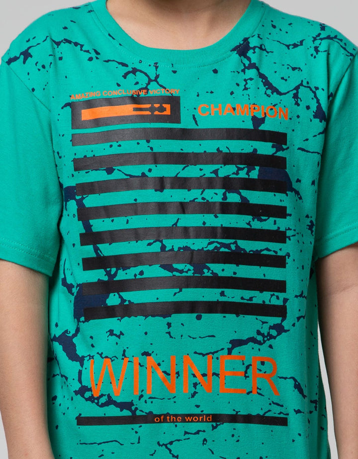 Aero Kids Short Sleeve T-Shirt Fullprintnofloc Regular Game Many Octopus