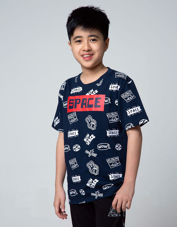 Aero Short Sleeve T-Shirt Fullprintnofloc Mini Space