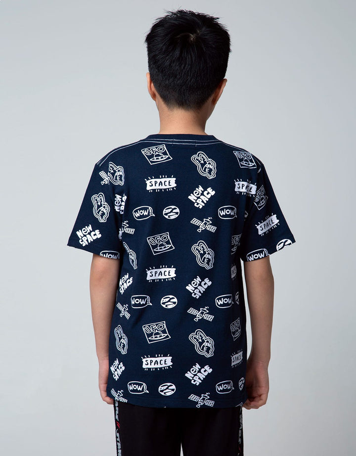 Aero Short Sleeve T-Shirt Fullprintnofloc Mini Space