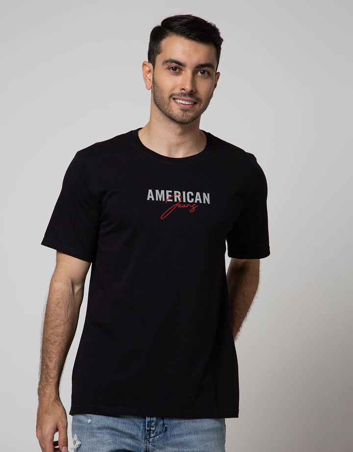 American Jeans T-Shirt Basic Tee Bordir