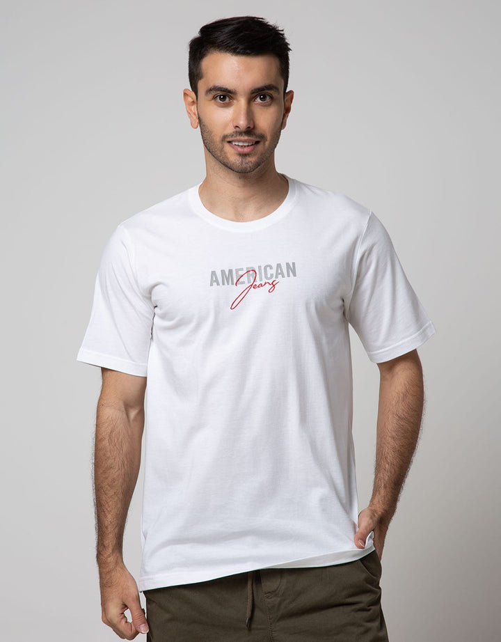 American Jeans T-Shirt Basic Tee Bordir