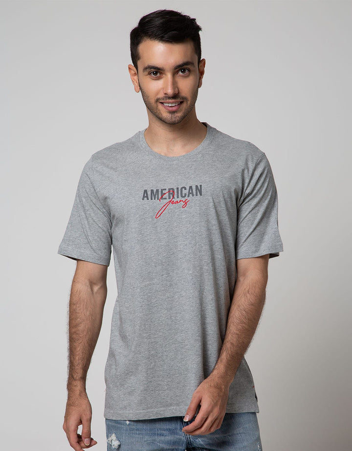 American Jeans T-Shirt Basic Tee Bordir