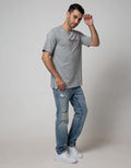 American Jeans T-Shirt Basic Tee Bordir