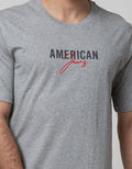 American Jeans T-Shirt Basic Tee Bordir