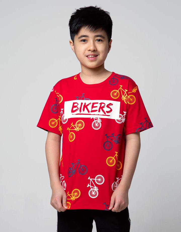 Aero Short Sleeve T-Shirt Fullprintnofloc Regu Bikers