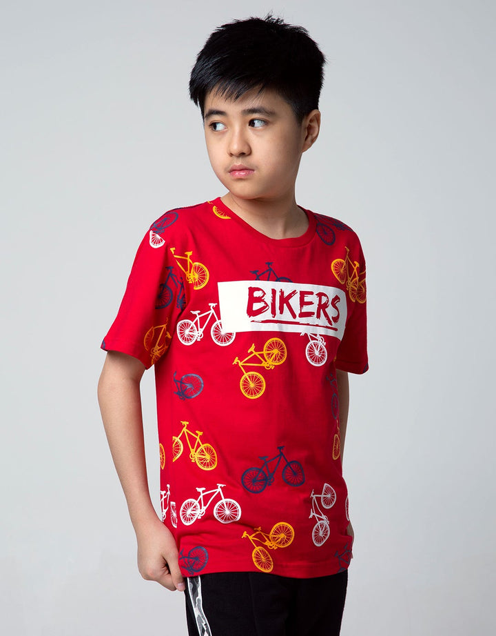 Aero Short Sleeve T-Shirt Fullprintnofloc Regu Bikers