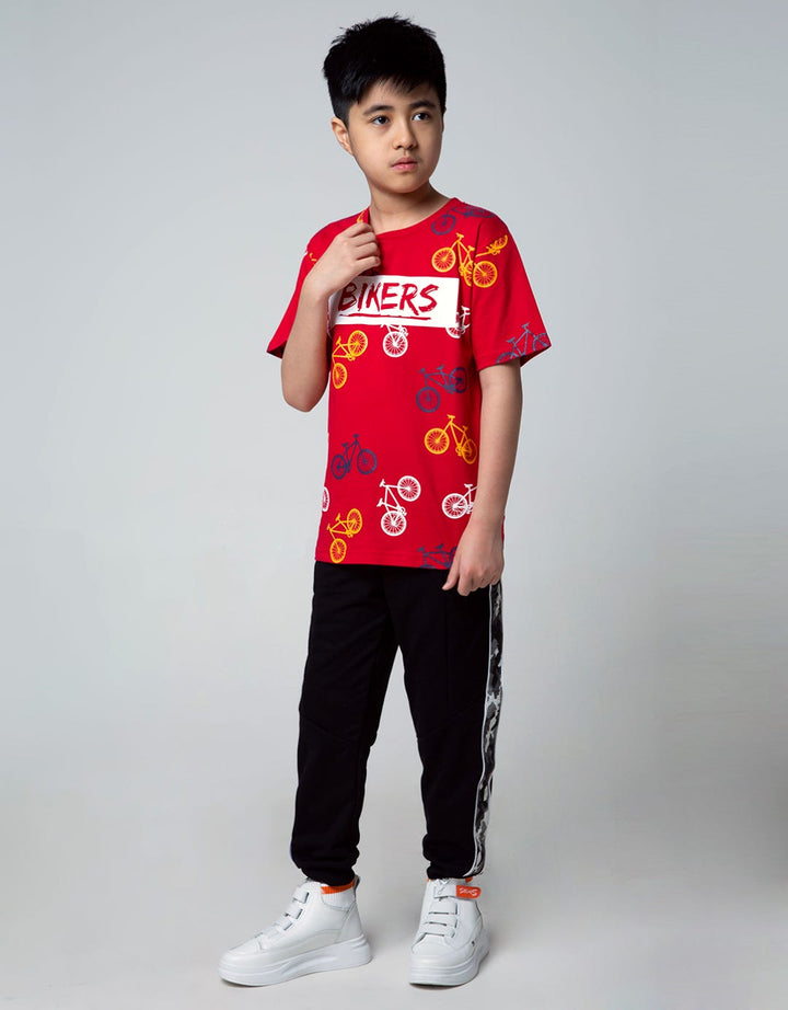 Aero Short Sleeve T-Shirt Fullprintnofloc Regu Bikers