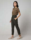 St. Yves Casual Long Pants Relax Twotone