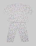 Pipiniko Top - Bottom Pajama Set Rabbit And Friends Jo