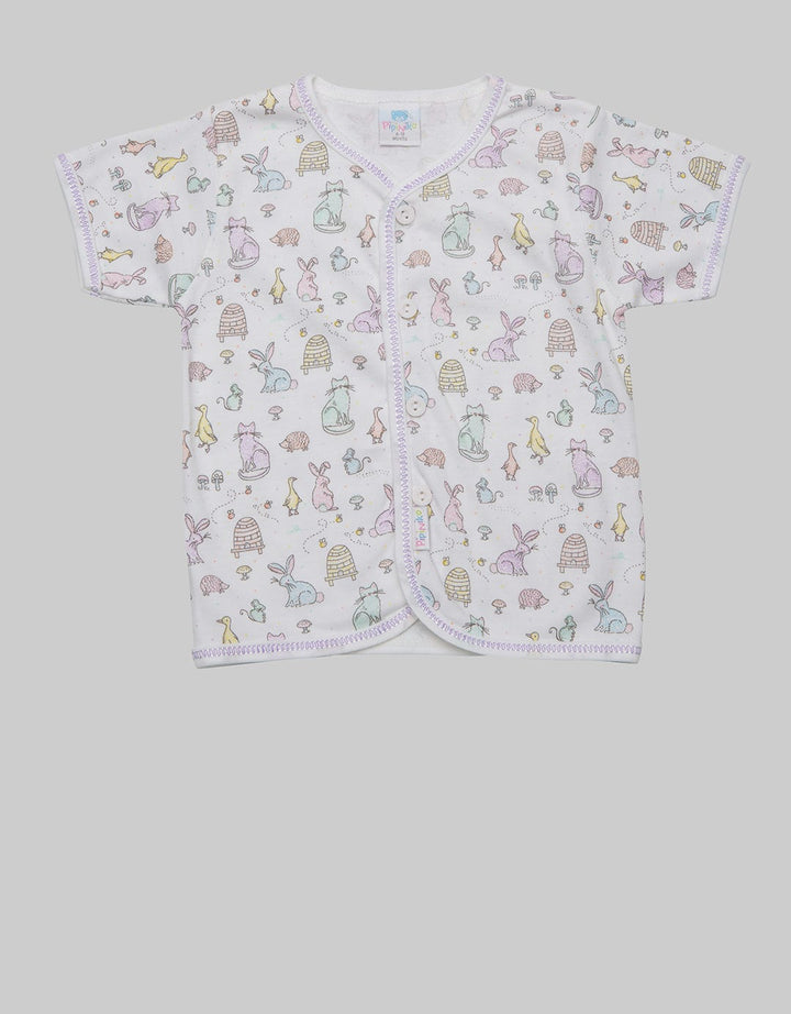 Pipiniko Short Sleeve T-Shirt Short Sleeve Rabbit And Friends Jo