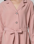 Nevada Mini Dress Wooden Buttons