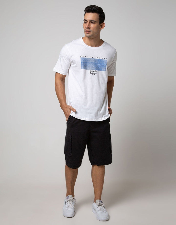 Nevada Chinos Short Pants With Cargo Pocket Bio WasH