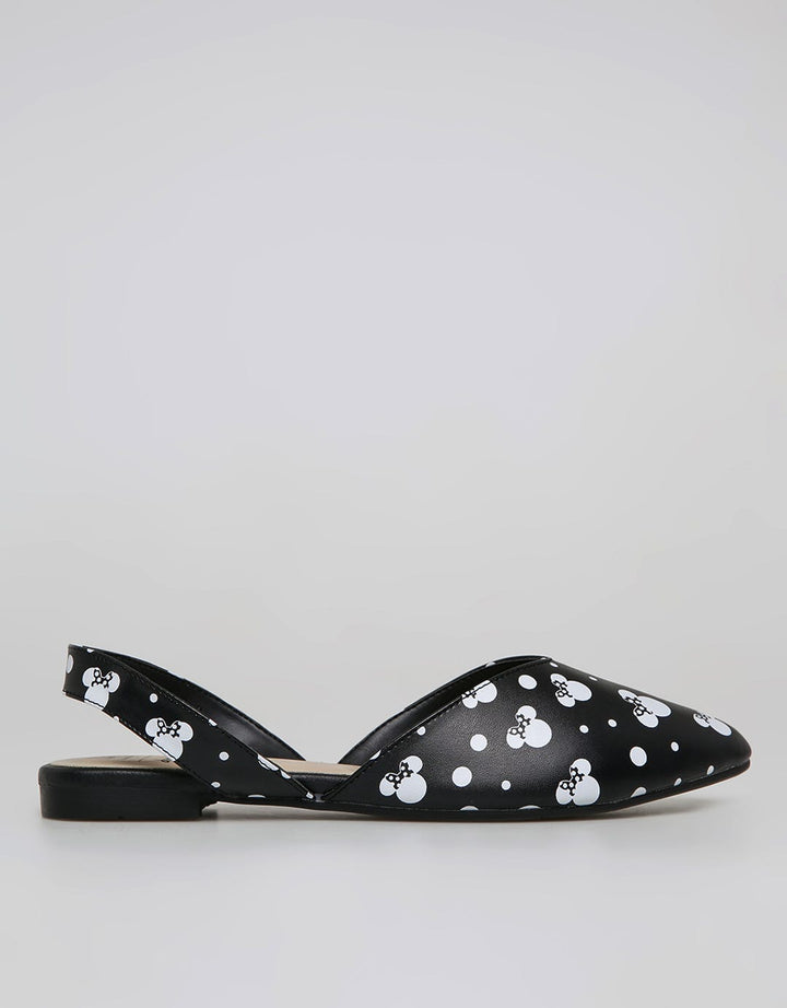Disney Slingback Flat Shoes Minnie