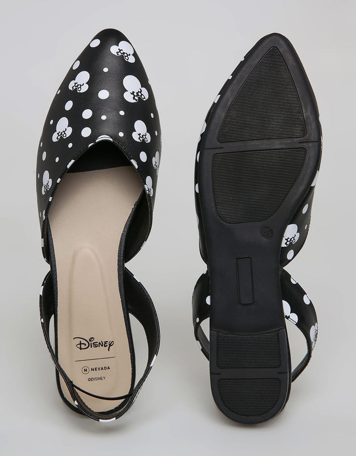 Disney Slingback Flat Shoes Minnie