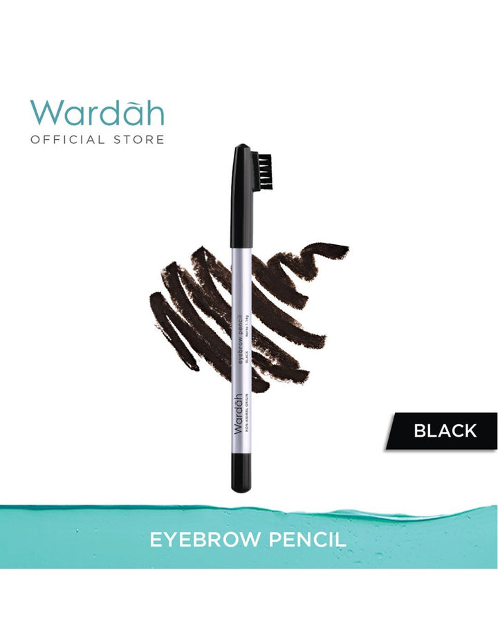 Wardah EyeXpert Eyebrow Pencil Black 1.14 g