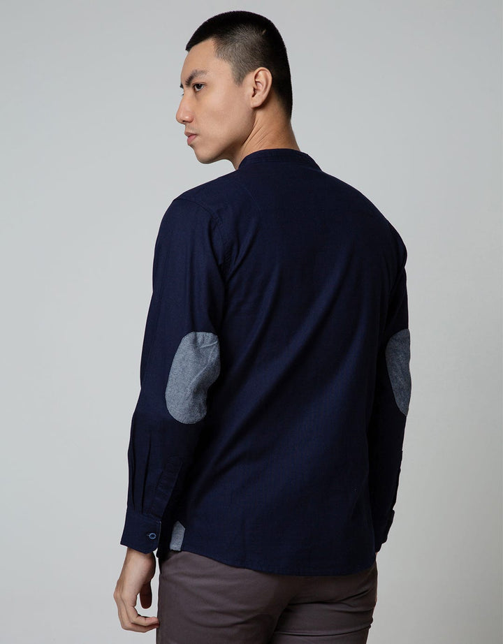LS SHIRT LINEN LOOK