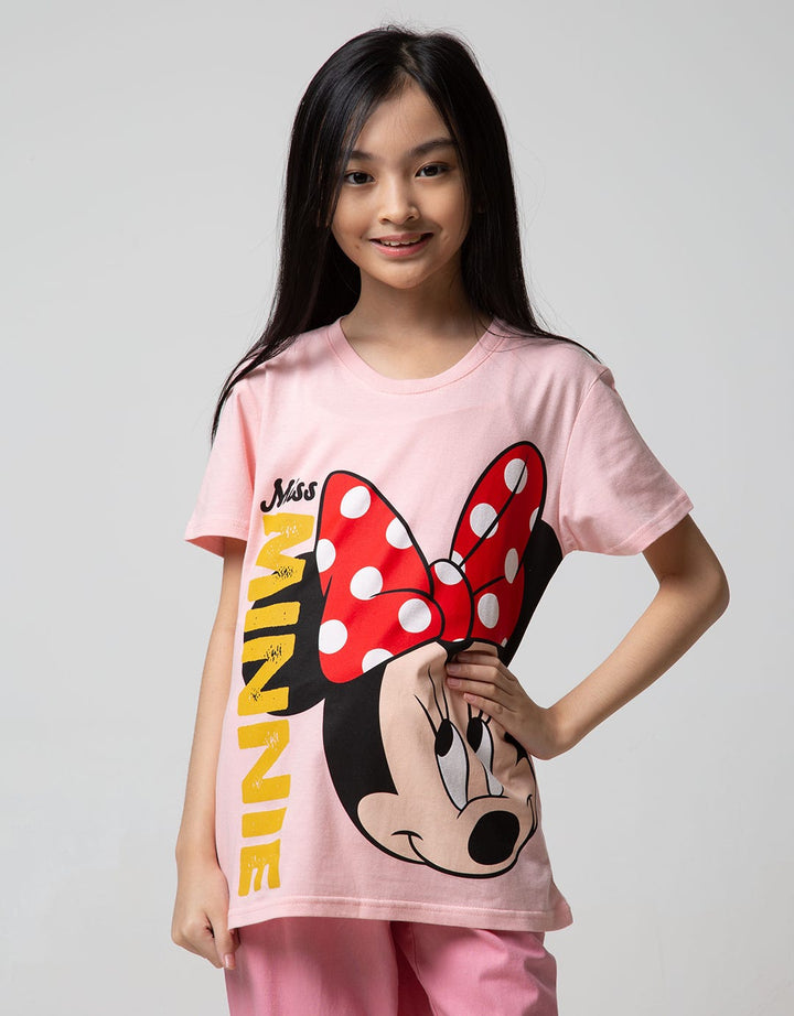 Disney Short Sleeve T-Shirt Basic Minnie Big Bow