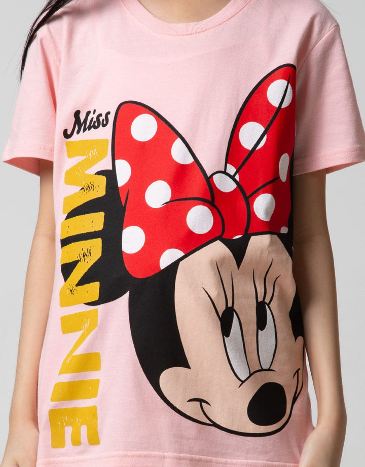 Disney Short Sleeve T-Shirt Basic Minnie Big Bow