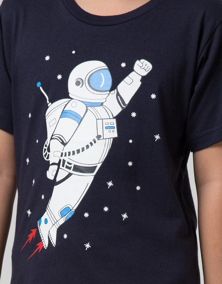 Little M Short Sleeve T-Shirt Best Buy Astronaut